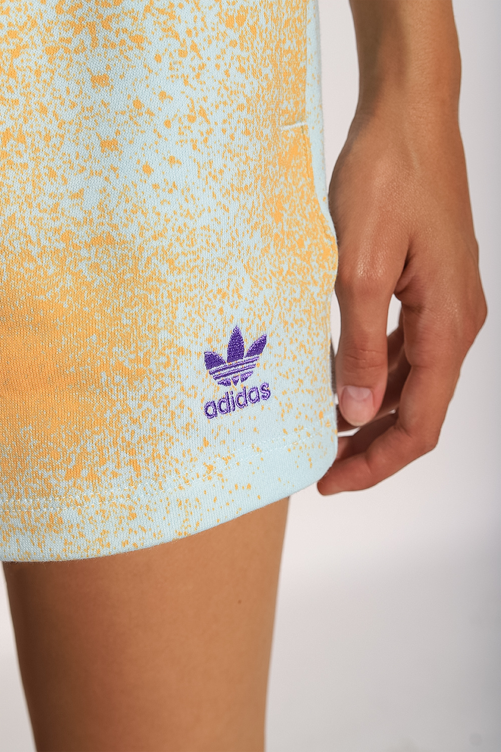 Orange Shorts with logo ADIDAS Originals adidas bk6946 pants for